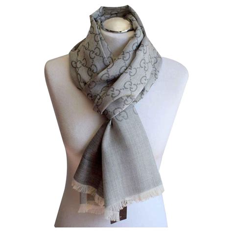 gucci head scarf women|gucci grey scarves women's.